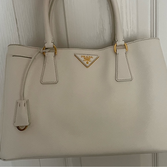 LARGE PRADA OFF WHITE BAG - Picture 2 of 2
